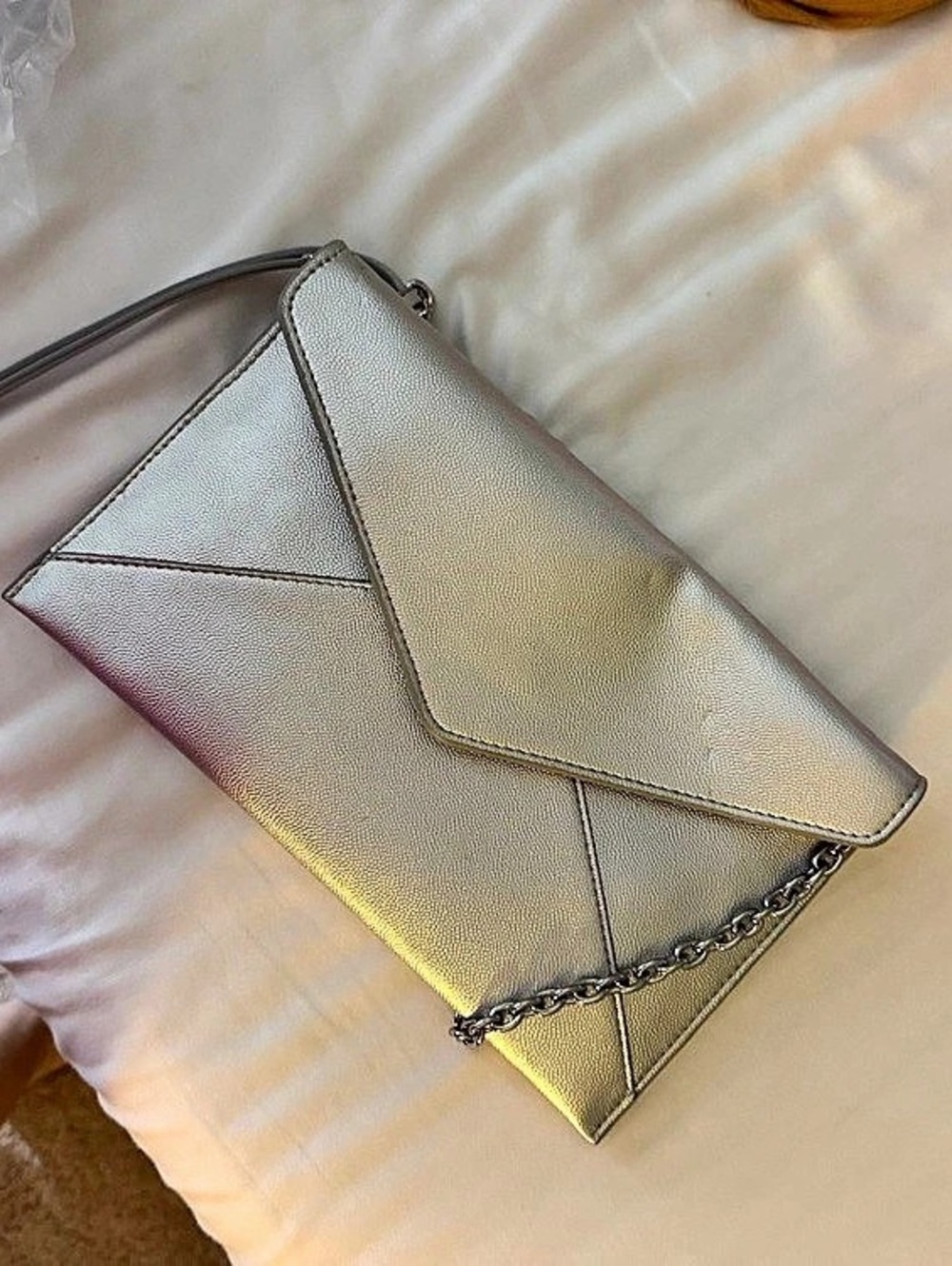 Metallic Envelope Clutch by Rebecca Minkoff